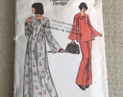 8891 EASY VOGUE MATERNITY TUNIC, LONG CAFTAN  DRESS, PANTS PATTERN 12